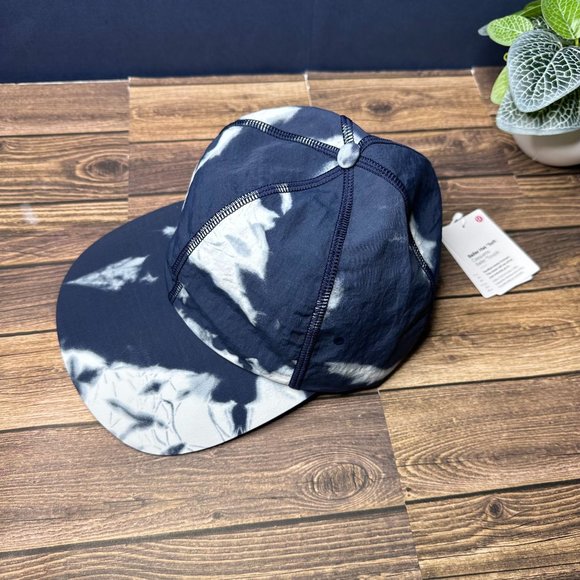 Lululemon Baller Hat Soft Adjustable NWT One Size (Indigo Ice Print Blue Multi) - Picture 6 of 13